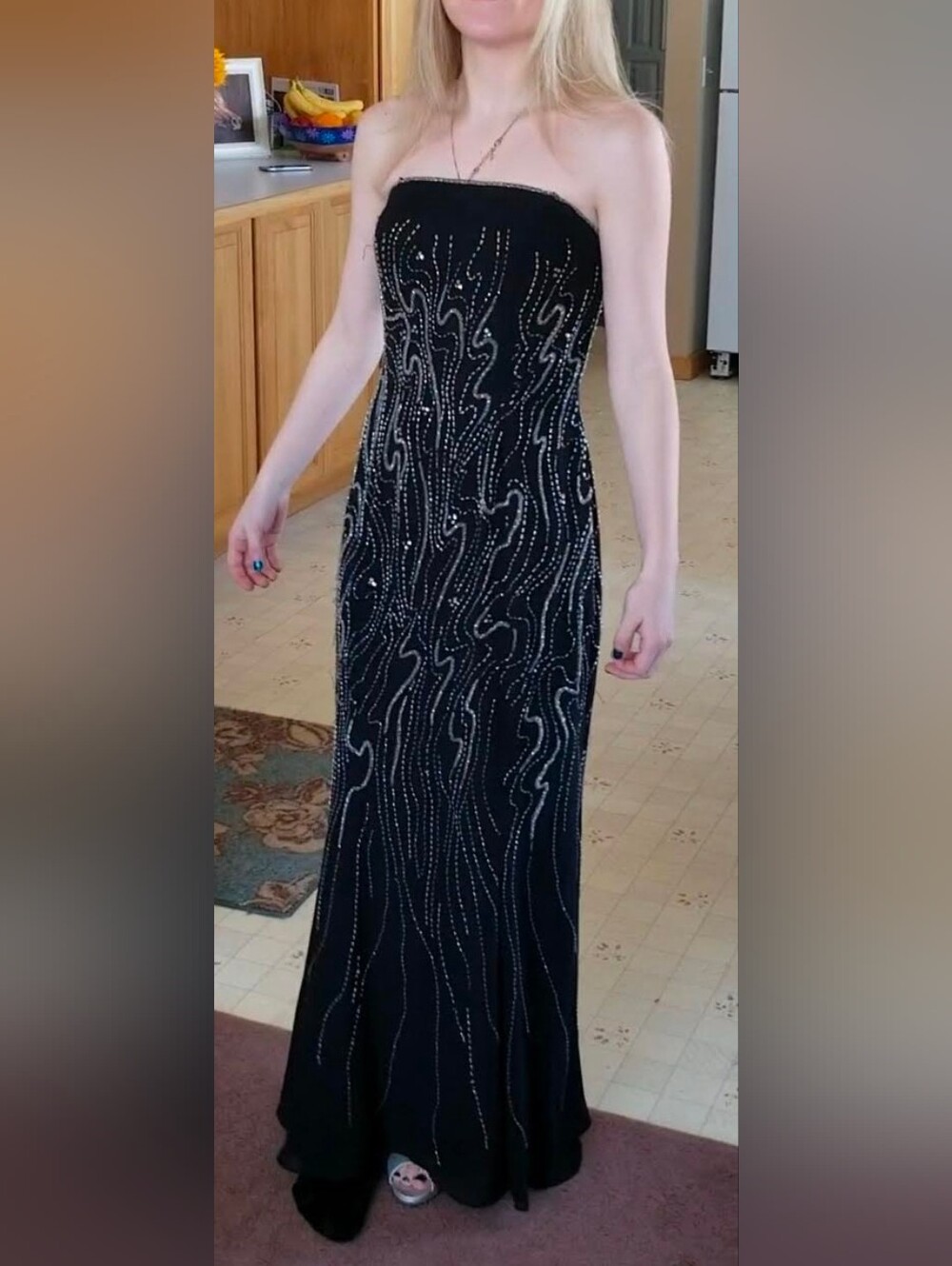 Elegant Black Evening Dress